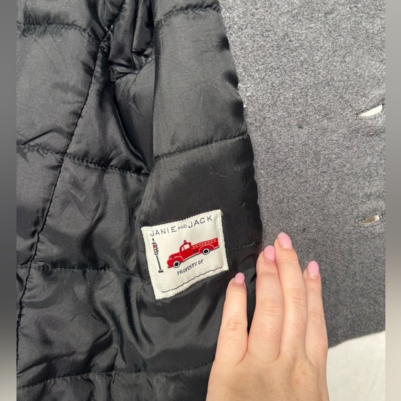 Janie and Jack Baby Wool Cashmere Peacoat size 12-24 months - Picture 7 of 8